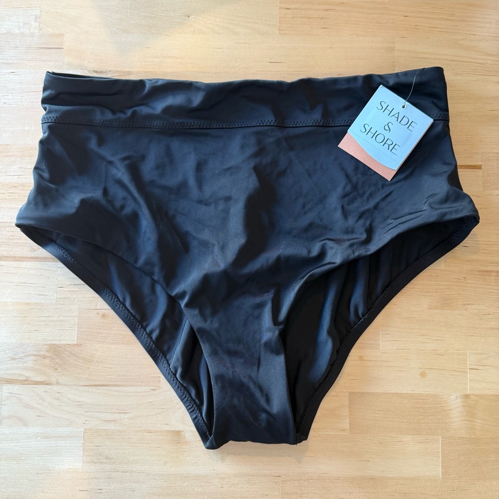 NWT Shade & Shore High Waisted Swim Bottoms